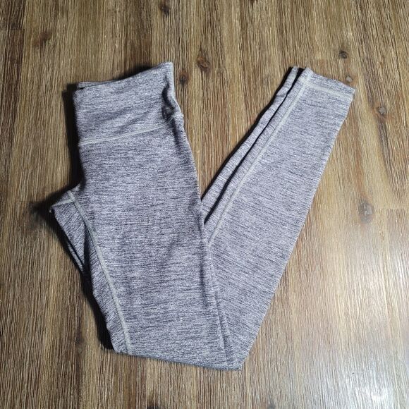 Lululemon Space Dye Camo Seal Grey Deep Coal Wunder Under Leggings Size 4 - Picture 1 of 5